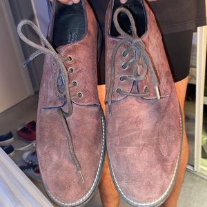 Bloomingdales Made in Italy Suede mens dress shoes